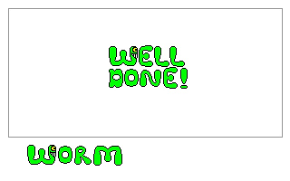 Worm atari screenshot